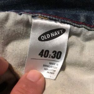 Old Navy Straight Fit Jeans, Size 40x30